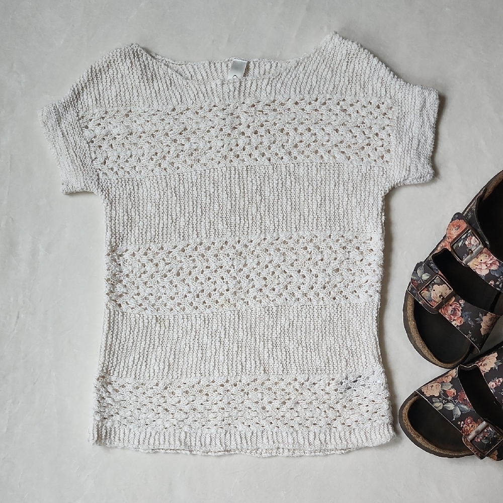 Cherokee Cream Knit Blouse for Kids